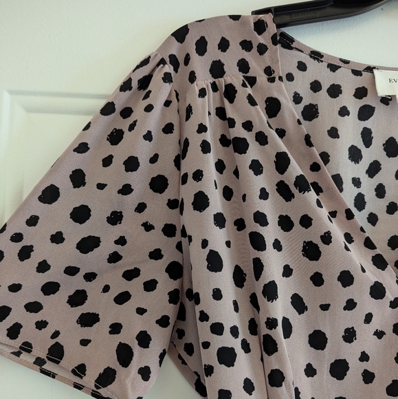 Leopard Print Pink Wrap Dress - Picture 9 of 10